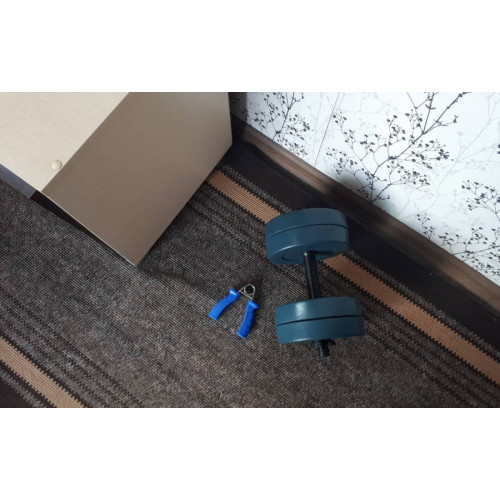 Гантель  RN-Sport 2x10 кг гранилитовые RN1146 - фото №4